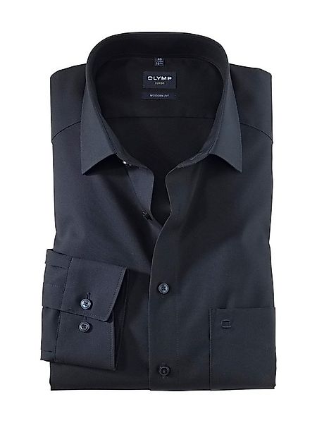 OLYMP Businesshemd MODERN FIT I Dunkelblau I Bügelfrei I 100% Baumwolle Lan günstig online kaufen