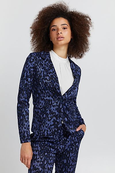 Ichi Jackenblazer IHKATE Kurzblazer mit Muster günstig online kaufen