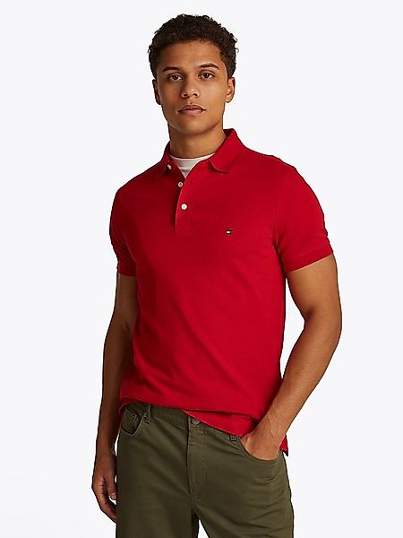 Tommy Hilfiger Poloshirt 1985 SLIM POLO mit Stickerei und Piqué-Qualität un günstig online kaufen