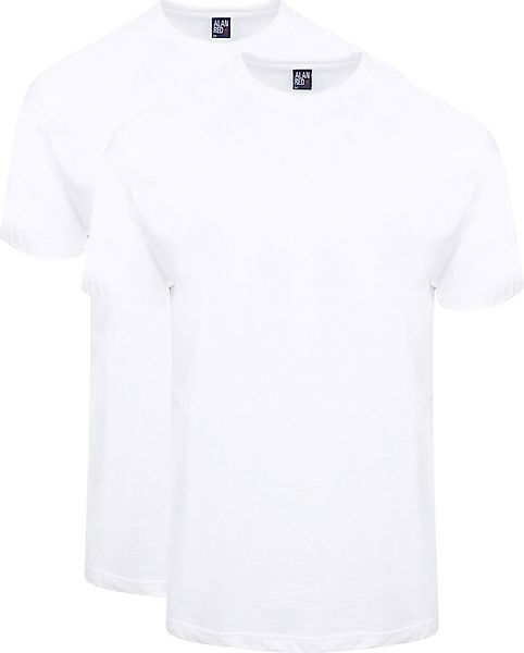 Alan Red T-Shirt Virginia Weiß (2er-Pack) - Größe S günstig online kaufen