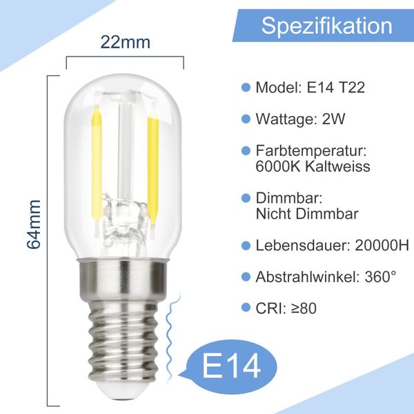 ZMH LED-Leuchtmittel E14 LED Vintage Glühbirnen günstig online kaufen