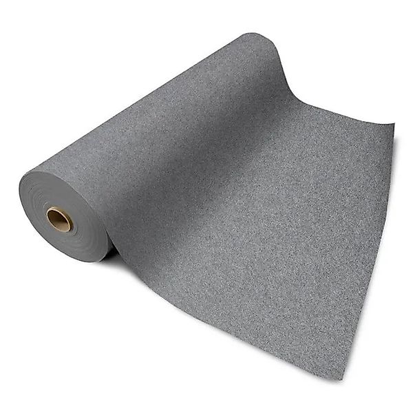 Floordirekt Messeteppich Sintra Pflegeleichter Gangläufer Grau Meliert 100 günstig online kaufen