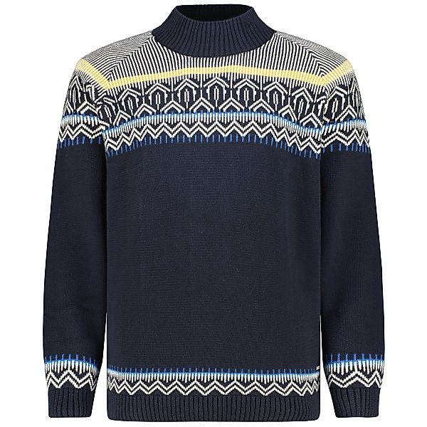 RAGMAN Strickpullover im Norweger-Stil Farbe marine Größe: 4XL günstig online kaufen