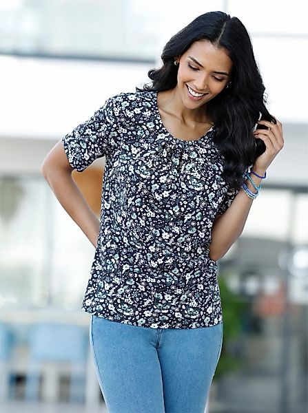 Classic Basics Rundhalsshirt "Longshirt", 1 tlg. günstig online kaufen