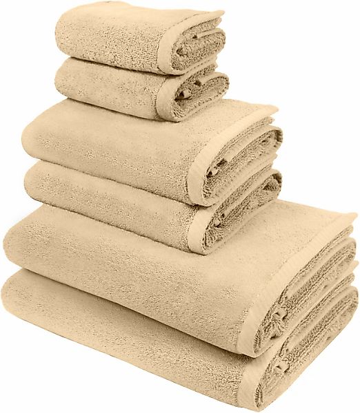 Bruno Banani Handtuch Set »Lana, Handtuch in Premium Qualität 600g/m²«, Set günstig online kaufen