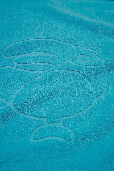 JAKO-O Handtücher JAKO-O Badetuch retro, 70x140cm, karibikblau, flauschiger günstig online kaufen