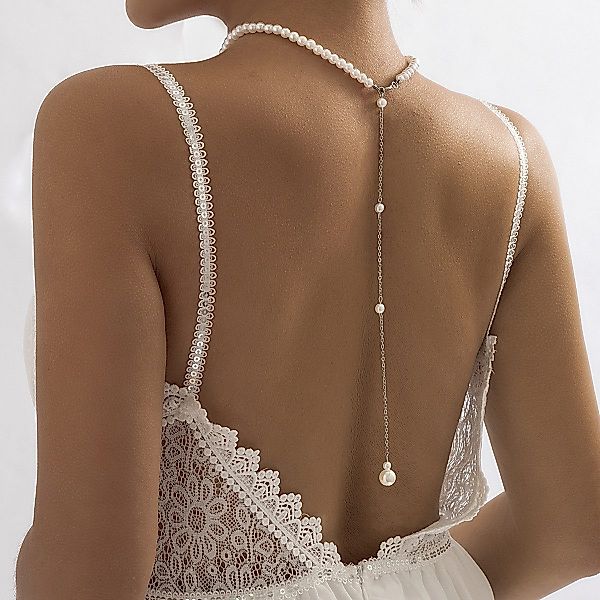ZEUOPQ Charm-Kette Lange Kette, Perle Form günstig online kaufen