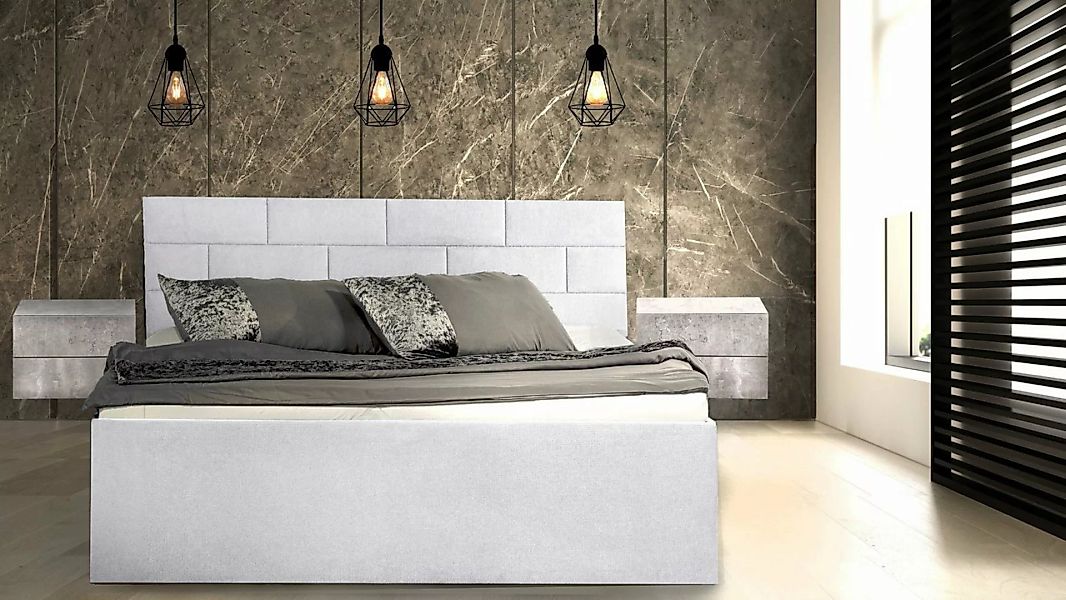 Halmon Schlafkomfort Betten Polsterbett Mars, Ohne Bettkasten, inkl. Mittel günstig online kaufen