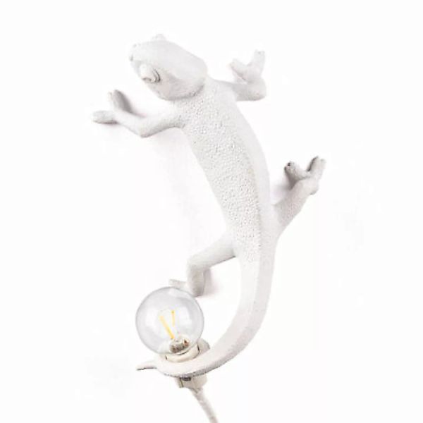 Tischleuchte Chameleon Going Up plastikmaterial weiß / Wandleuchte - Kunsth günstig online kaufen