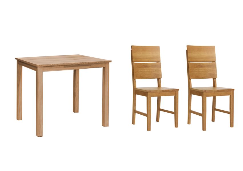 Woodroom Essgruppe Kota, (aus Hevea Massivholz, günstig online kaufen