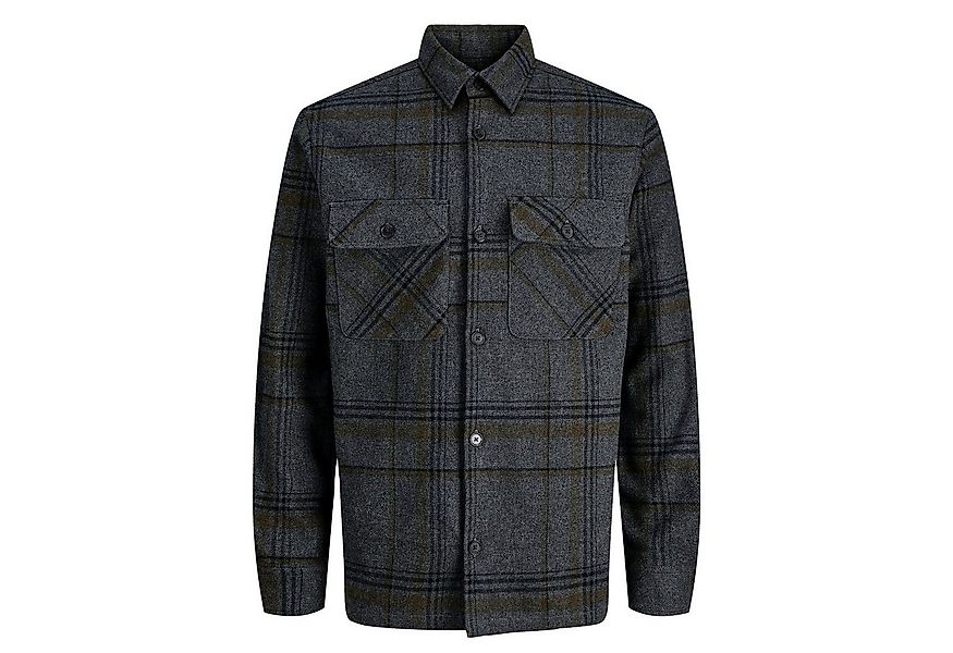 Jack & Jones Langarmhemd JPRRAYLE Melange Check L/S Overshirt SN mit Muster günstig online kaufen