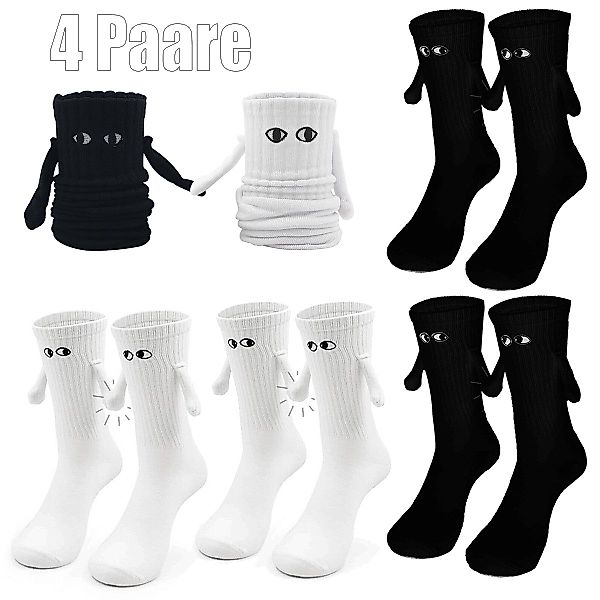 ZEUOPQ Socken 4 Paar Magnetische Socken,Hand günstig online kaufen