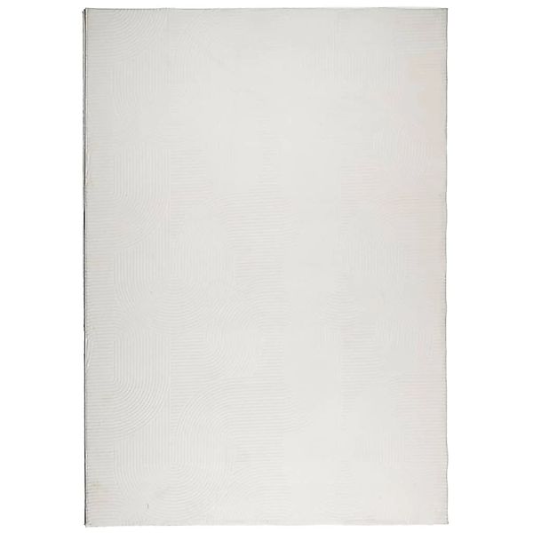 vidaXL Teppich Iza Kurzflor Skandinavischer Look Creme 120x170 Cm 1947427 günstig online kaufen