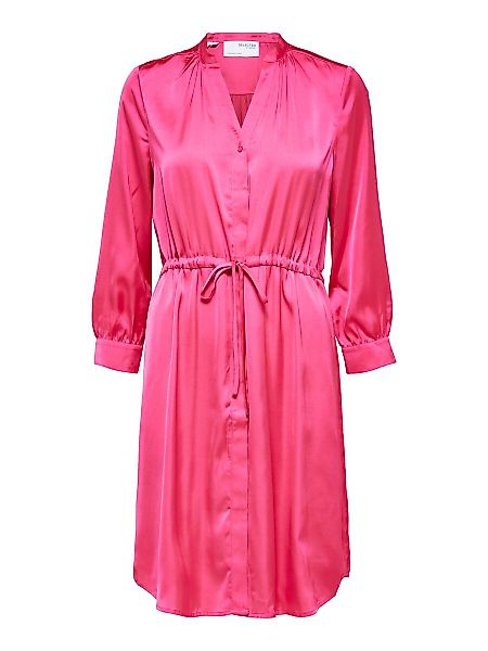 SELECTED Satin- Partykleid Damen Pink günstig online kaufen