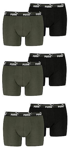 PUMA Boxershorts PUMA Herren Boxershorts Bold Elements im 6er Pack (6-St., günstig online kaufen