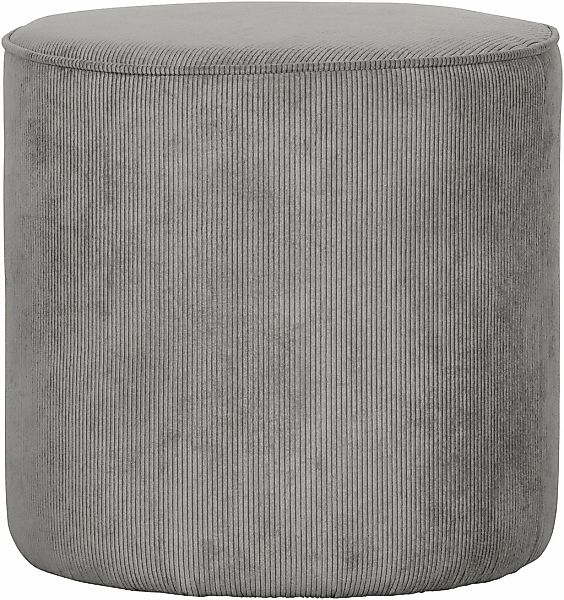 WOOOD Hocker "Sara", weich gepolstert, runde Form, H 46 cm x Ø 46 cm günstig online kaufen