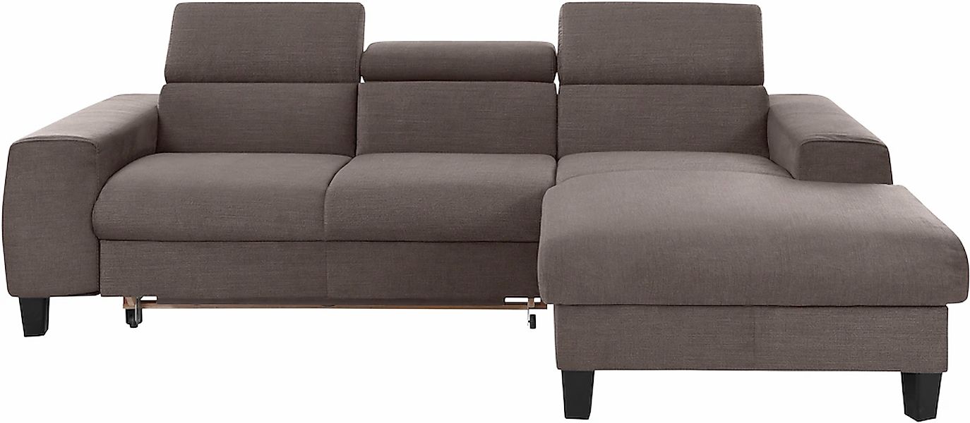 COTTA Ecksofa "Morven L-Form mit Kopfteilverstellung", wahlweise mit Bettfu günstig online kaufen
