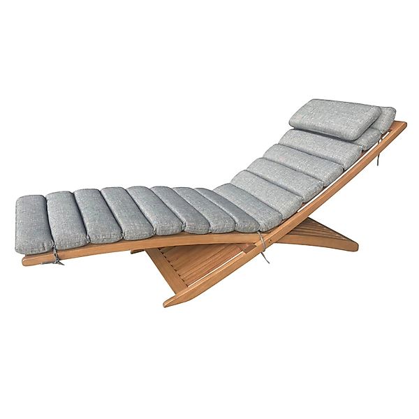 Leco Gartenliege / klappbare Holz-Sonnenliege "Grazia", günstig online kaufen