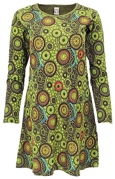 Guru-Shop Midikleid Hippie Minikleid Boho chic, Tunika - grün alternative B günstig online kaufen