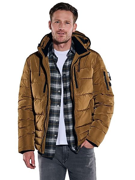 Engbers Kurzjacke Herren Steppjacke mit abnehmbarer Kapuze, Safrangelb günstig online kaufen