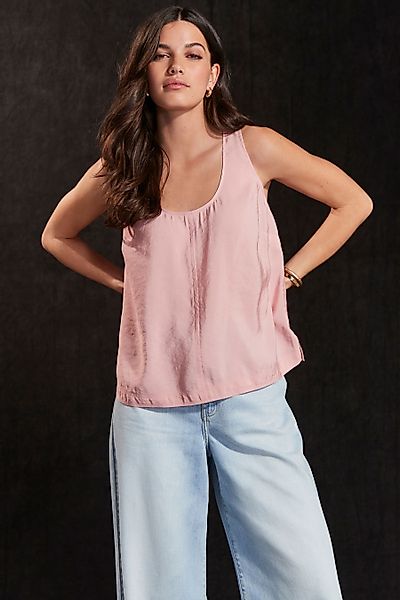 Next Shirttop Ärmelloses Tanktop mit U-Ausschnitt günstig online kaufen