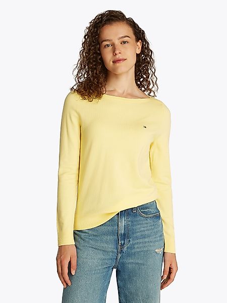 Tommy Hilfiger Strickpullover CO JERSEY STITCH günstig online kaufen