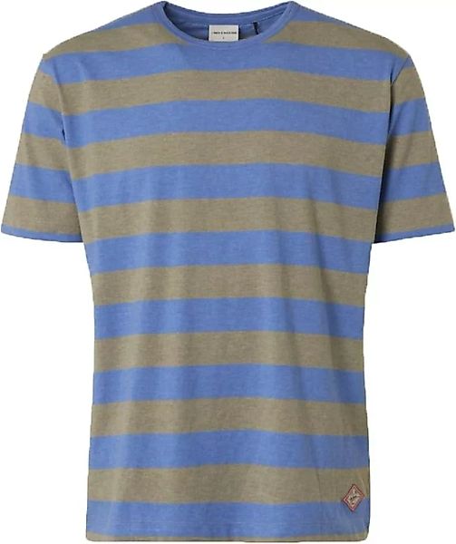 No Excess T-Shirt Streifen Blau Grün - Größe L günstig online kaufen