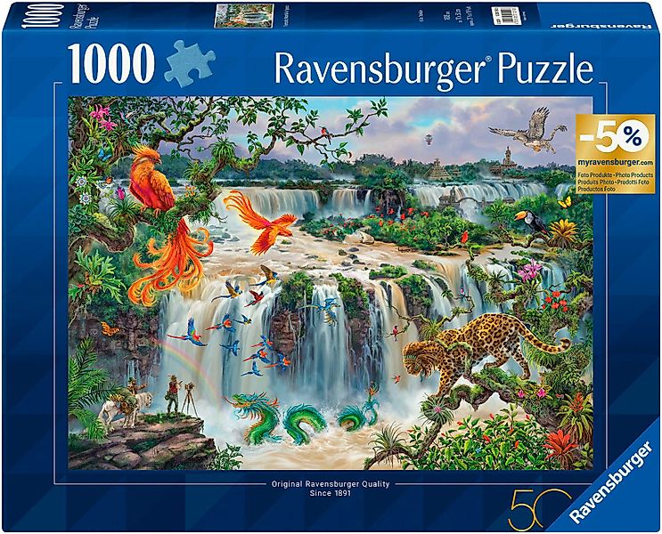 Ravensburger Puzzle Fantastischer Wasserfall von Iguazú, günstig online kaufen