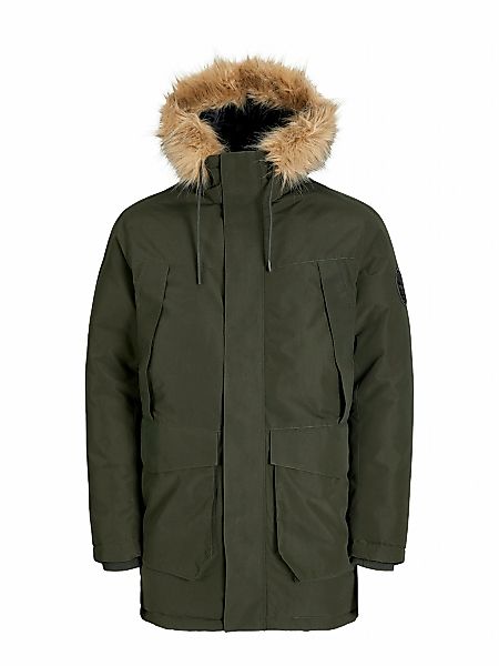 Jack & Jones PlusSize Parka "JJCAMP FAUX FUR PARKA PLS" mit Kapuze günstig online kaufen