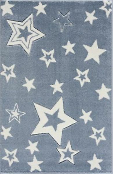 Kids Love Rugs Kinderteppich Starlight blau/weiß Gr. 90 x 150 günstig online kaufen