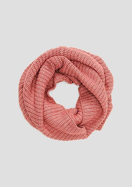 s.Oliver Loop Snood, Loop-Schal in Rippstrick mit Wolle günstig online kaufen