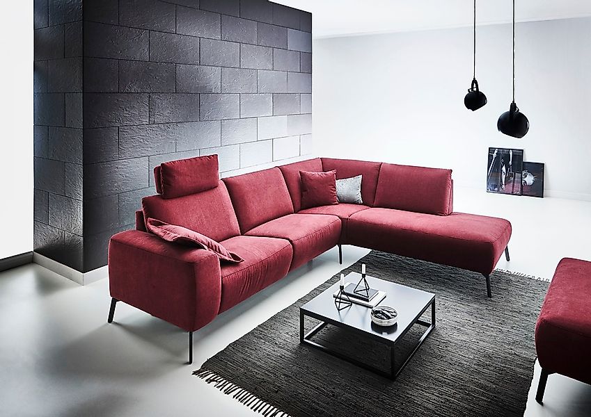 INOSIGN Ecksofa "Bellini L-Form" incl. motorischer Relaxfunktio, wahlweise günstig online kaufen
