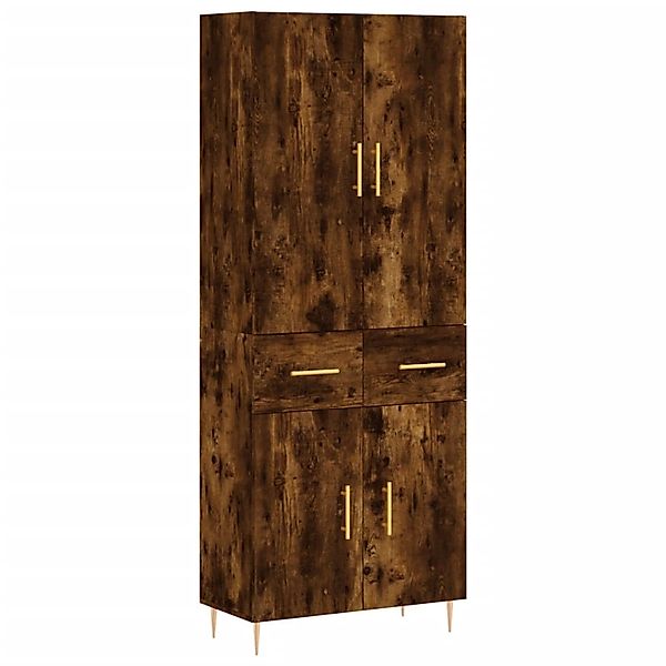 vidaXL Highboard Räuchereiche 69,5x34x180 cm Holzwerkstoff 3198142 günstig online kaufen