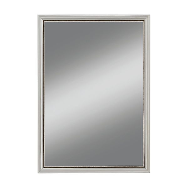 Kristall-Form Rahmenspiegel Montana 50 cm x 70 cm Silberfarben günstig online kaufen