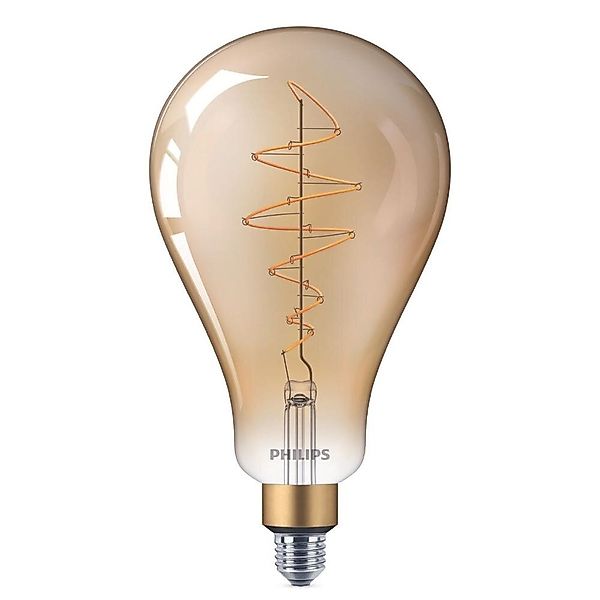 Philips Vintage LED Filament Lampe ersetzt 40W E27 Birne - A160 6,5W 470lm günstig online kaufen