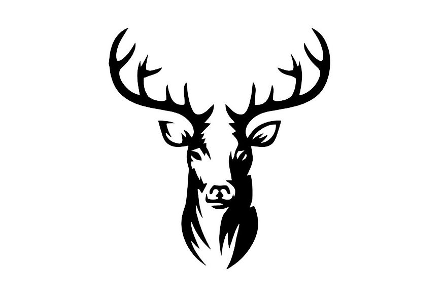 EYOKA Hängedekoration Durchbrochenes 3D Bild Ornament Hirsch Deer, Wanddeko günstig online kaufen