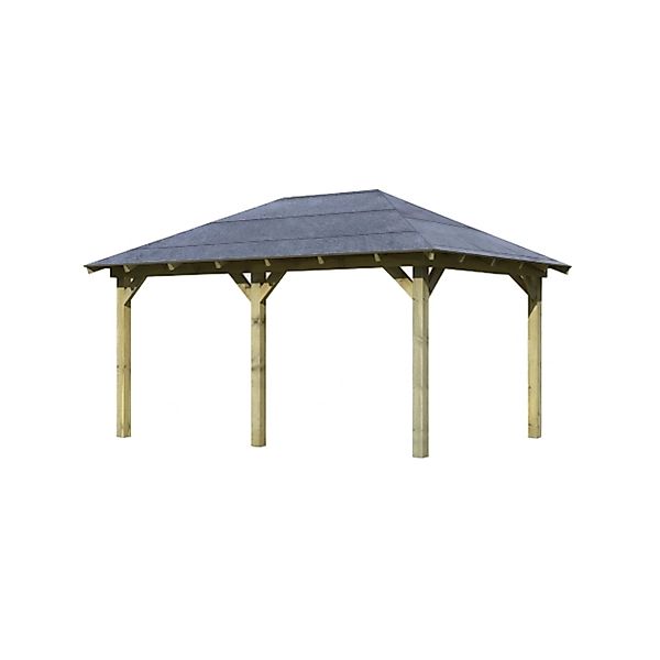 CHILLROI Pavillon Jalingo 1 Set KDI Inklusive Schindeln Schwarz Premium günstig online kaufen
