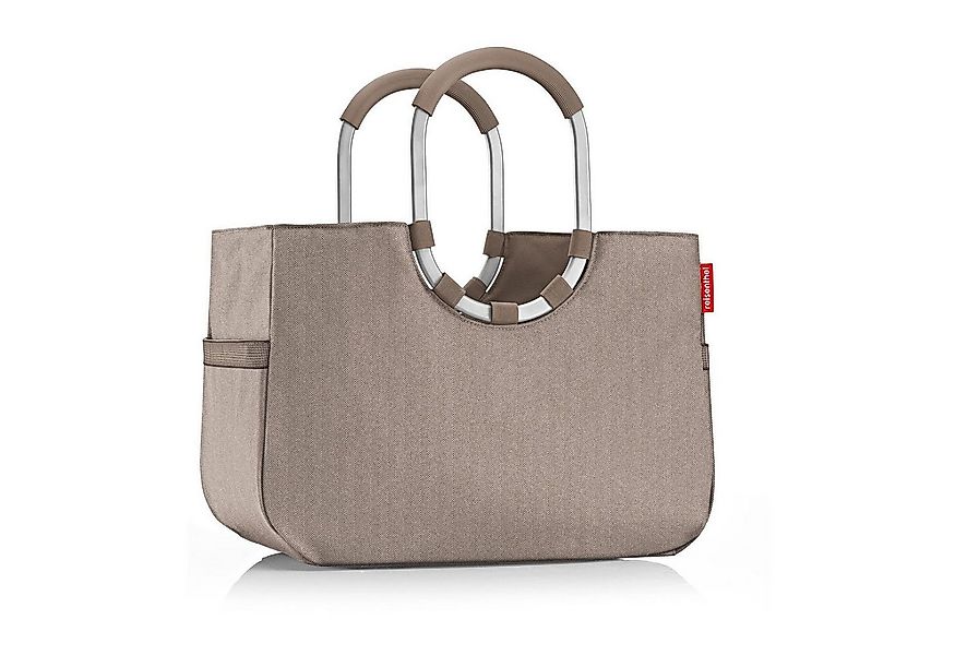 REISENTHEL® Einkaufsshopper LOOPSHOPPER L HERRINGBONE MOKKA, Braun, Polyest günstig online kaufen