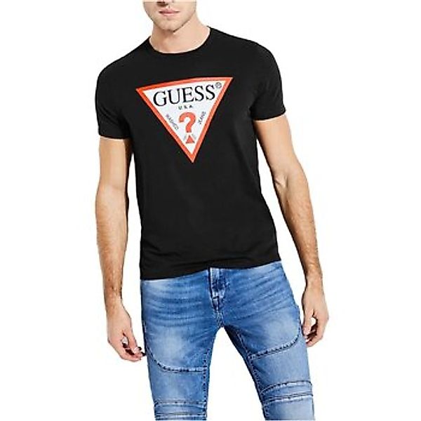Guess  T-Shirt Classic logo triangle günstig online kaufen