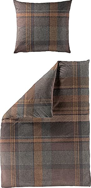 BIERBAUM Bettwäsche Bettwäsche, Biber, Karo günstig online kaufen