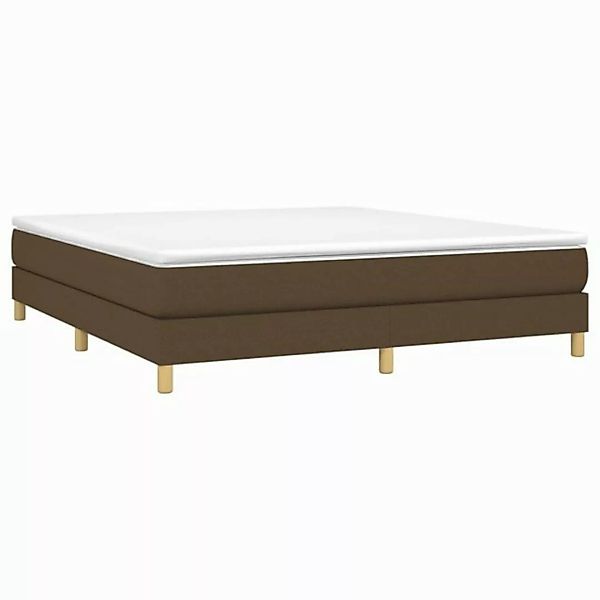 furnicato Bett Bettgestell ohne Matratze Dunkelbraun 180x200 cm Stoff (1-tl günstig online kaufen