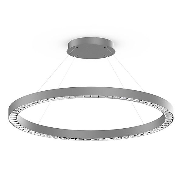 XAL Beto LED-Hängeleuchte Ø80cm DALI down 830 grau günstig online kaufen