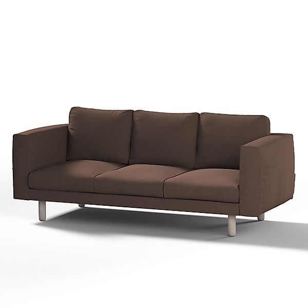 Bezug für Norsborg 3-Sitzer Sofa, braun, Norsborg 3-Sitzer Sofabezug, Etna günstig online kaufen