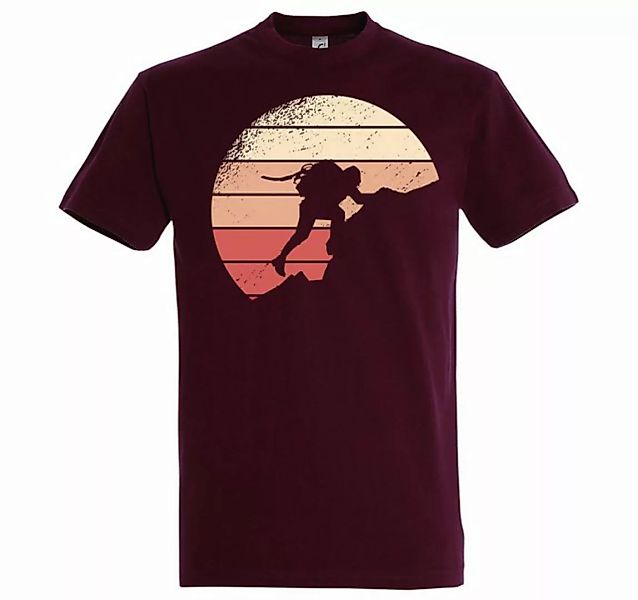 Youth Designz T-Shirt Mountain Herren Shirt mit lustigem Bergsteiger Frontp günstig online kaufen