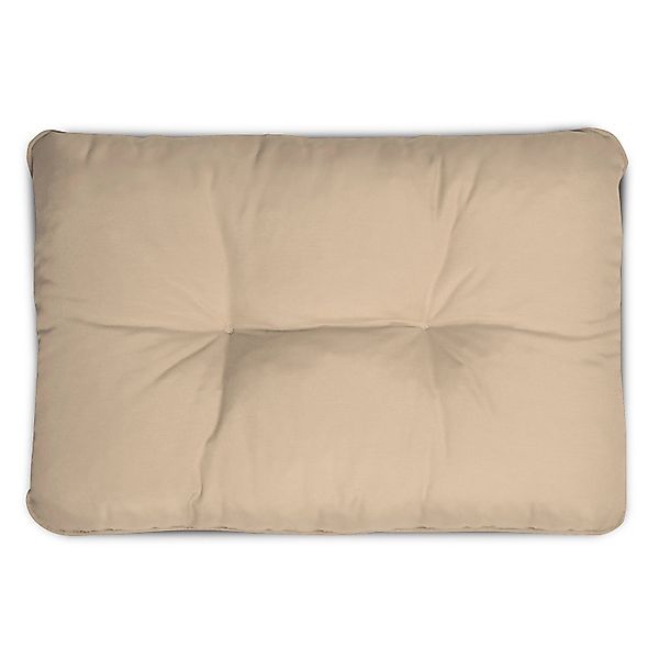 Beautissu Flair Loungekissen Outdoor Rücken 50x40x12cm Natur günstig online kaufen
