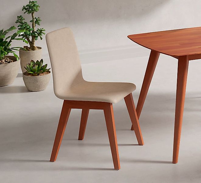 INOSIGN Stuhl "Sandy" () 2 Stk. Microfaser mit verschiedenen Stuhlbeinfarbe günstig online kaufen