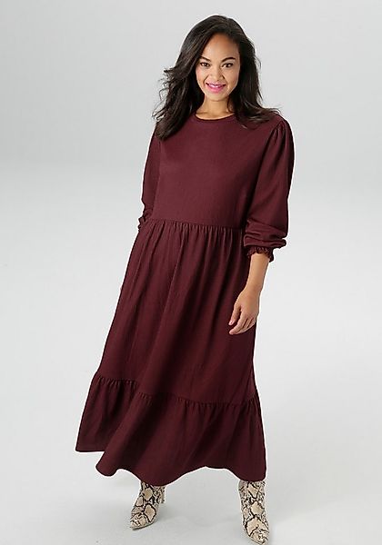 Aniston PLUS Jerseykleid in trendiger Farbpalette - NEUE KOLLEKTION günstig online kaufen