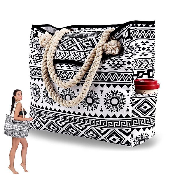 ZEUOPQ Strandtasche Groß Badetasche,Abdichtung,großer Raum,bequemes & günstig online kaufen