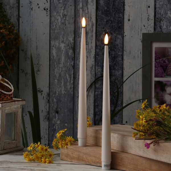 Deluxe Homeart LED-Kerze LED Stabkerzen ELLA günstig online kaufen