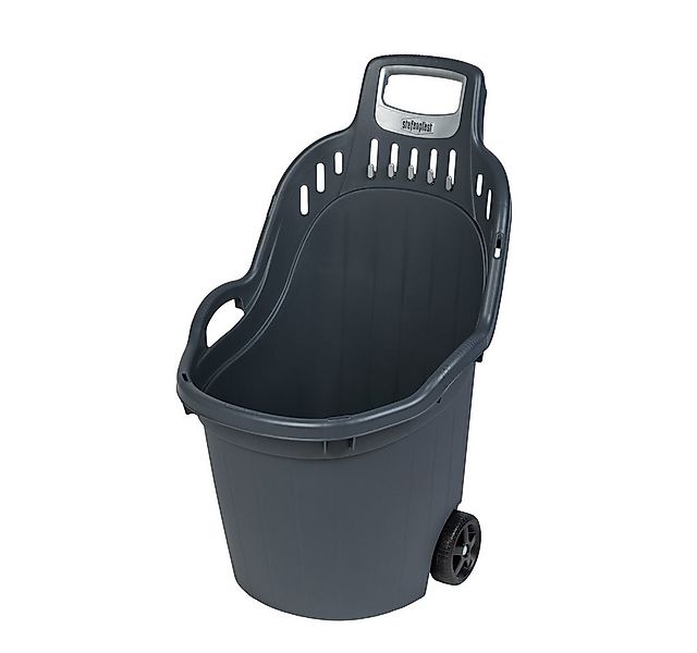 Kreher Trolley Gartentrolley "HELPY" 60 Liter, Farbe: Grau günstig online kaufen